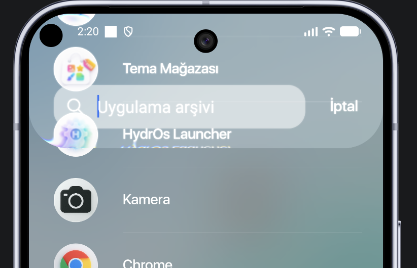 HydrOS screenshot
