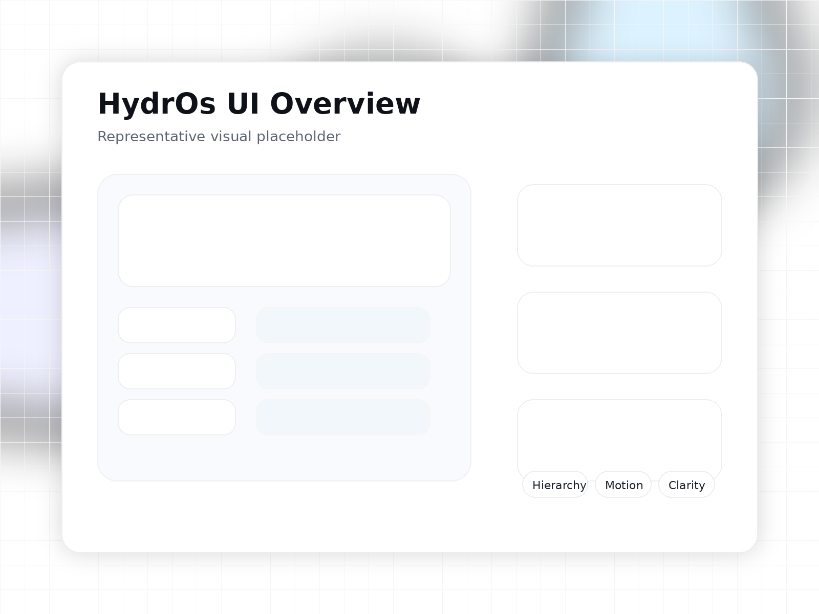 HydrOs UI showcase